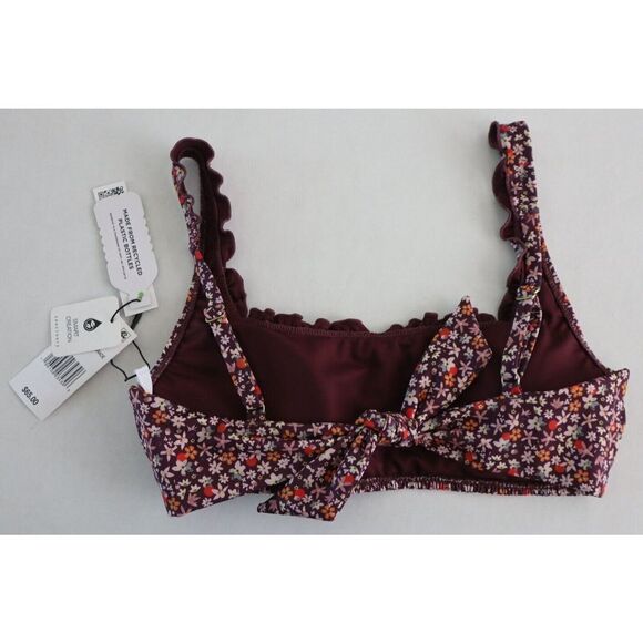 Sanctuary SAMG22129 Small Retrograde Micro Garden Square Neck Bralette Swim Top - Picture 5 of 9
